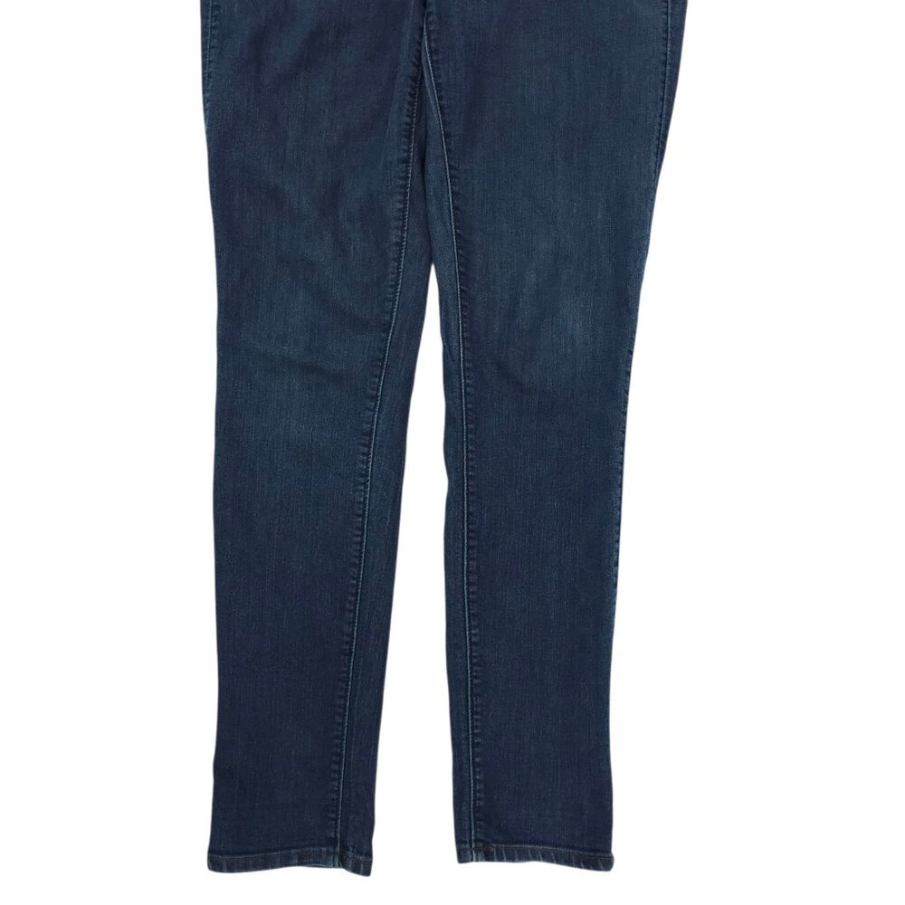 Loft Modern Skinny Jeans Womens Size 28/6 Mid Rise Dark Wash Stretch Denim - Picture 9 of 14